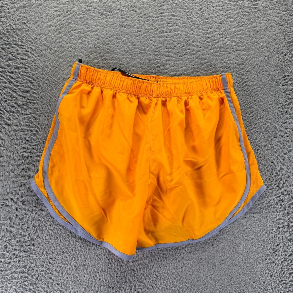 Nike Dri-Fit Shorts Womens L Yellow Athletic Activewear Running Performance Gym - Picture 4 of 7